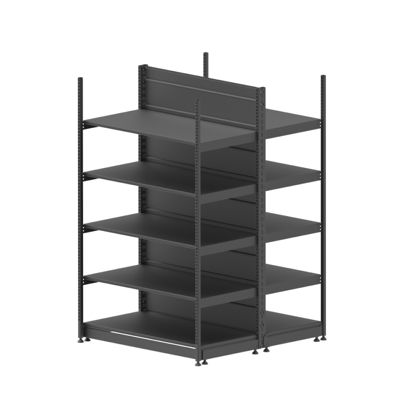 MINIRACK SHELVING UNIT (WITH FRONT UPRIGHT) SBP